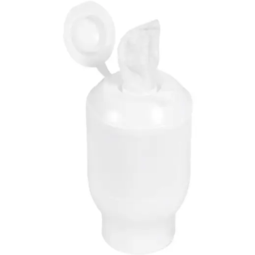 On-The-Go Wet Wipes Solid White Open